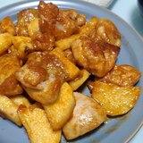 鶏と長芋の甘辛焼き